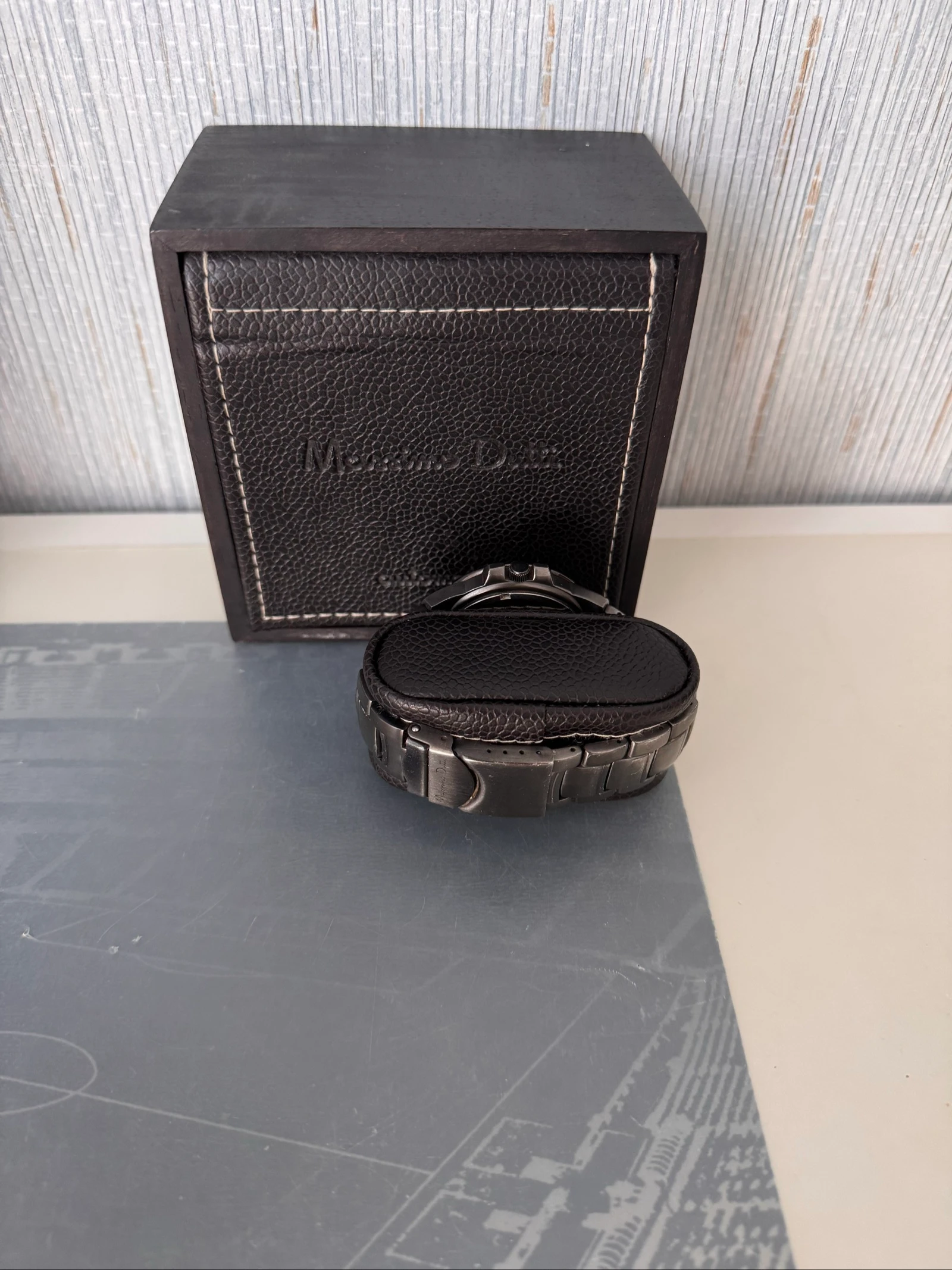 ⌚ Original Massimo Dutti Black Watch + Box | Elegant | Very Well Maintained – photo 6